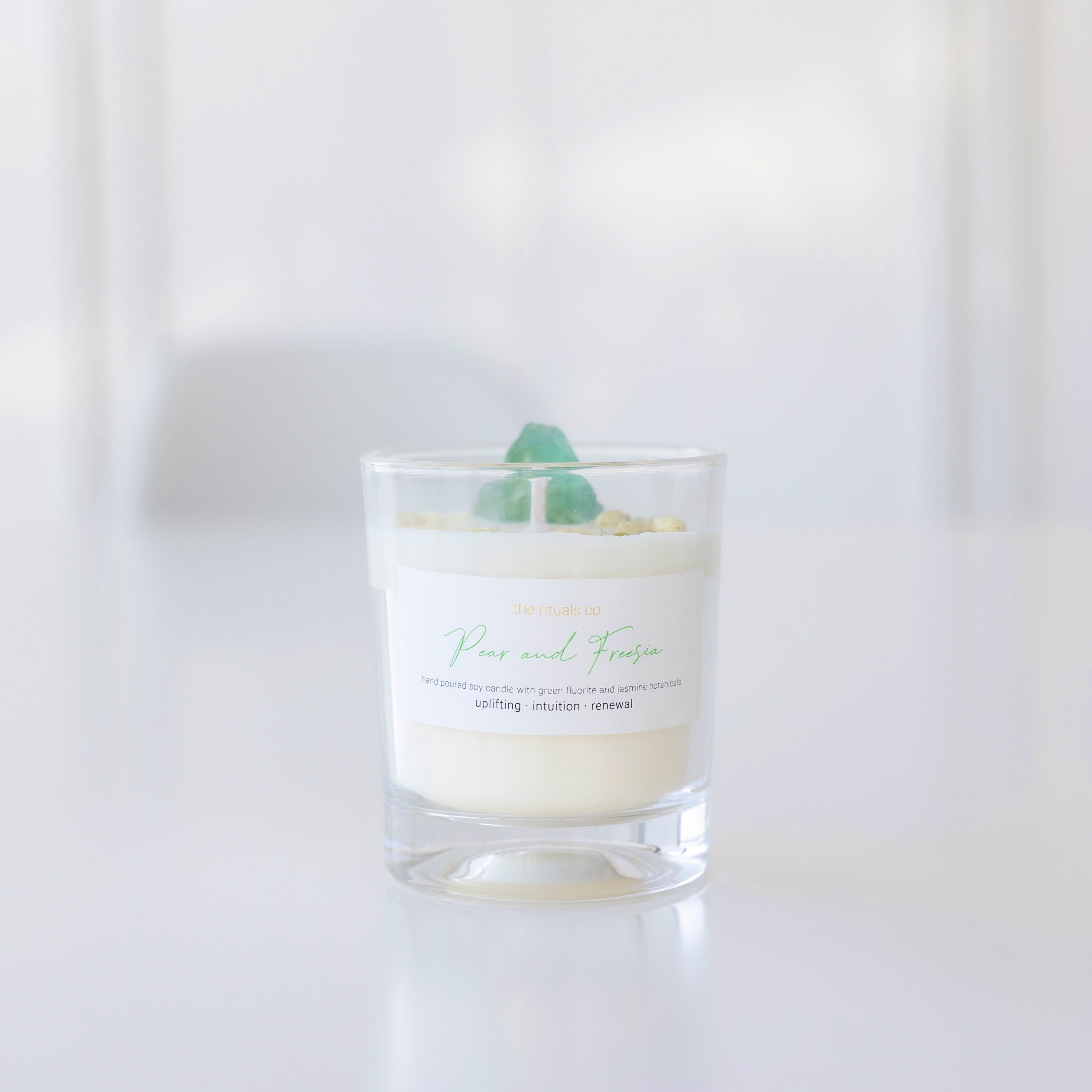 Pear and Freesia Crystal Candle