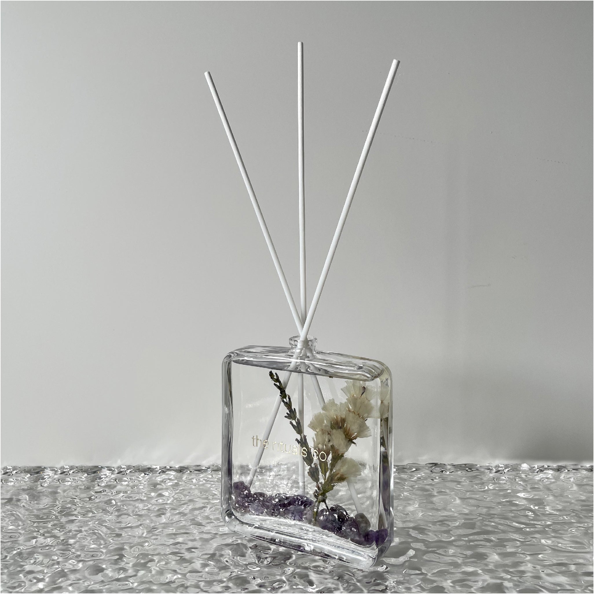 Lavender White Tea Crystal Reed Diffuser