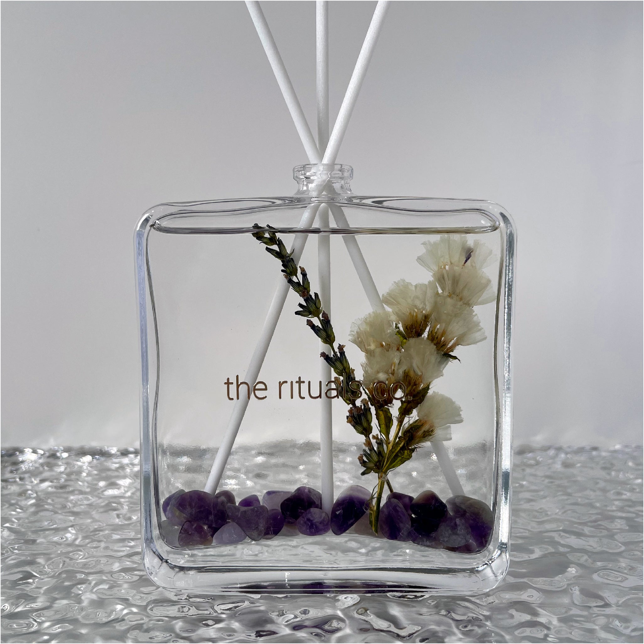 Lavender White Tea Crystal Reed Diffuser