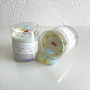 Open image in slideshow, Daylight Dancing Holographic Crystal Candle
